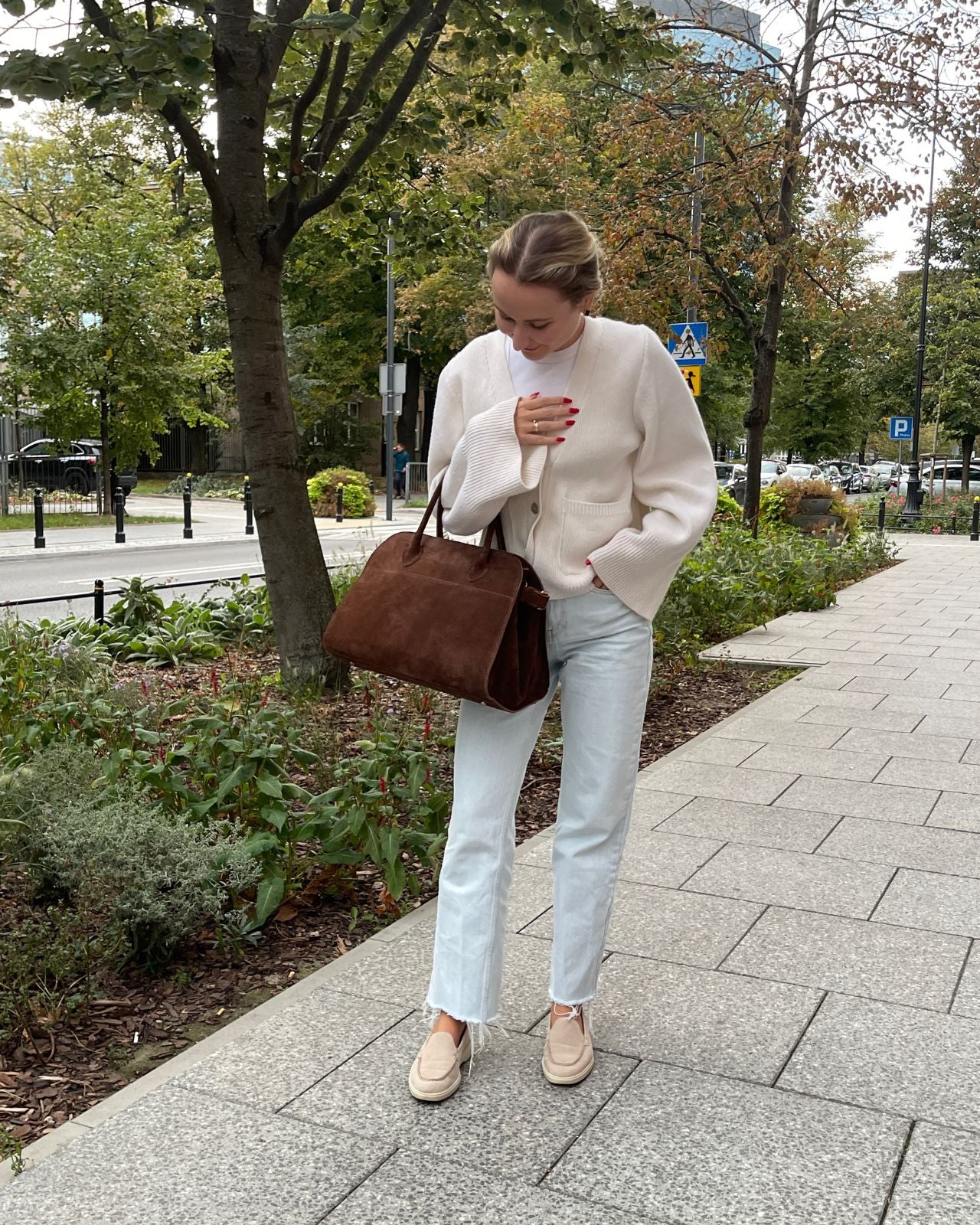 Matilda Suede Dark Chocolate bag