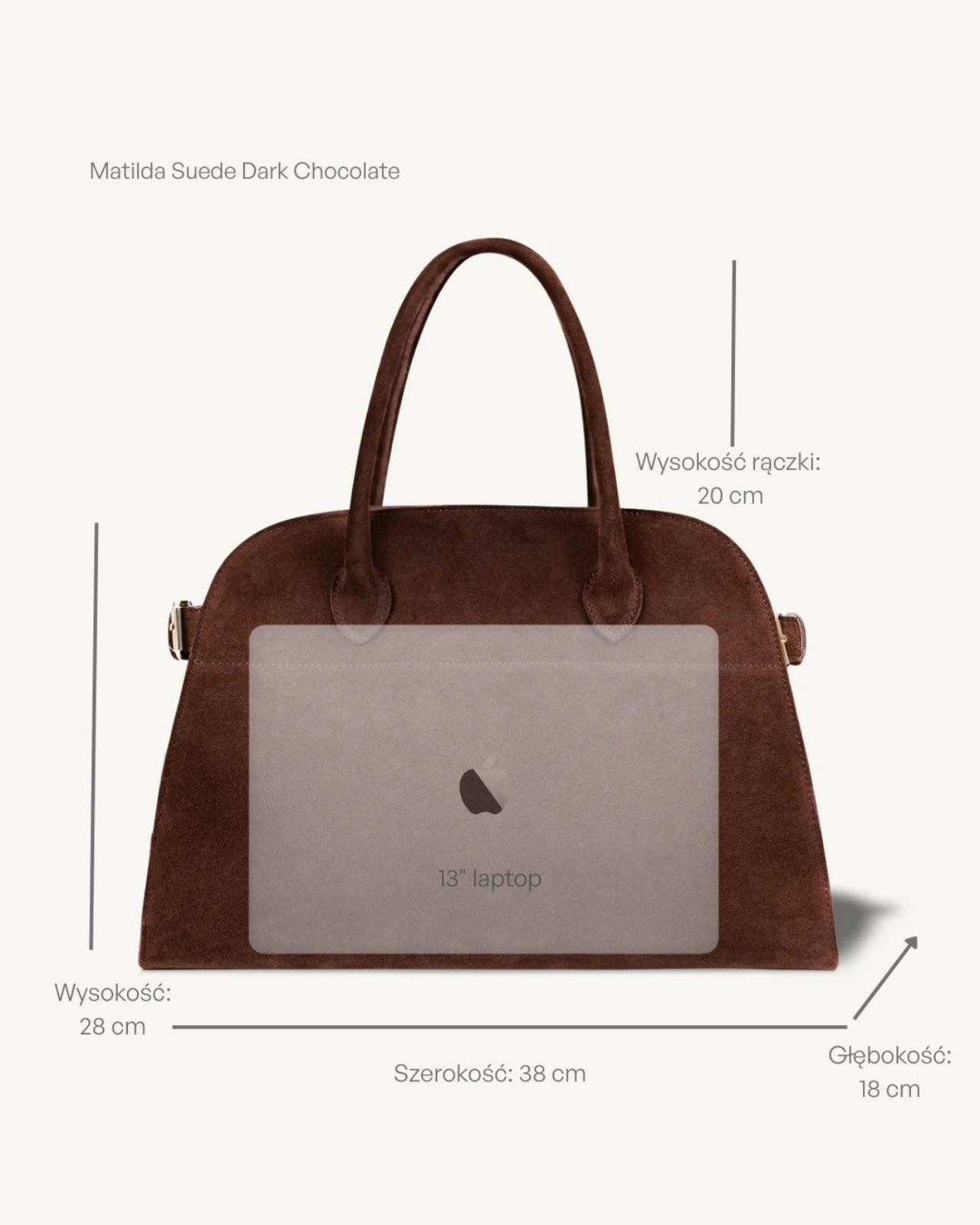 Matilda Suede Dark Chocolate