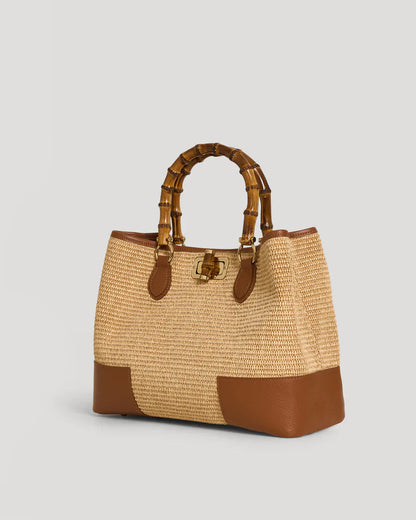 Bamboo Babe Cognac Rafia
