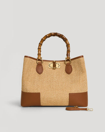 Bamboo Babe Cognac Rafia